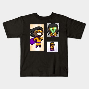 Halloween Superhero Sticker Pack Kids T-Shirt